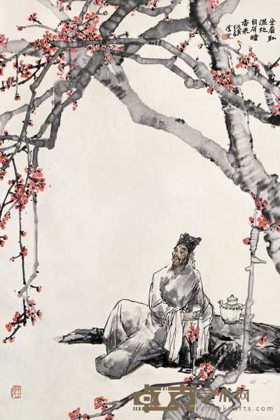 李儒光 戊寅（1998年） 自有暗香来 镜心 90×61.5cm